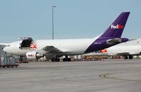 N419FE @ CYYZ - Fedex A310F awaits its cargo - by FerryPNL