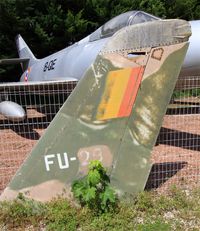 FU-29 - Tail of Republic F-84F Thunderstreak, Savigny-Les Beaune Museum - by Yves-Q