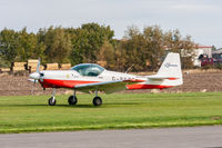 G-BKTZ @ EGBR - Slingsby T67M Firefly G-BKTZ Formation Flying Ltd, Breighton 23/9/18 - by Grahame Wills