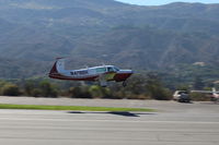 N4786H @ SZP - 1979 Mooney M20J 201, Lycoming IO-360-A&C 200 Hp, takeoff climb Rwy 22 - by Doug Robertson