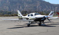 N394MA @ SZP - 2014 Cessna TTx T240, Continental TSIO-550C turbocharged 310 hp, 4 place, Carbon & NOMEX construction. Has electric shock-lightning protection. - by Doug Robertson