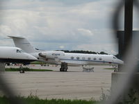 N492VR @ ATW - through fence by gulfstream ramp - by magnaman