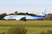 OO-TMA @ LFRB - Boeing 737-8 MAX, Take off run rwy 25L, Brest-Bretagne airport (LFRB-BES) - by Yves-Q