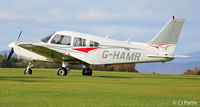 G-HAMR @ EGPT - Parked at Perth - by Clive Pattle