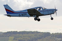 G-BOYI @ EGPN - Tayside Aviation departure from Dundee - by Clive Pattle