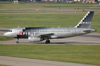 N511NK @ KDTW - Arrival of Spirit A319 - by FerryPNL