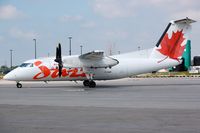 C-GANF @ CYHM - DHC8 of Jazz parked in YHM - by FerryPNL
