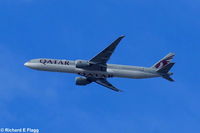 A7-BEU @ EGLL - Approaching LHR - by Richard E Flagg