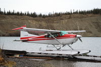 C-GWPX @ CEZ5 - At the dock on Schwatka Lake, Yukon. - by Murray Lundberg
