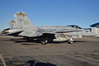 164715 @ KBOI - Parked on the north GA ramp.  VMFA-323 “Death Rattlers, 3rd MAW, MAG-11, MCAS Miramar. - by Gerald Howard