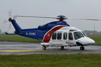 G-CHNS @ EGSH - Heading for Bristow's on a murky afternoon. - by Graham Reeve