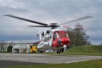 G-MCGZ - RESCUE924 departing RCH Treliske - by Rich Hobden