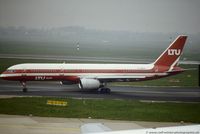 D-AMUW @ EDDL - Boeing 757-2G5SF - LTS LTU Sued International Airways - 23929 - D-AMUW - 30.03.1990 - DUS - by Ralf Winter