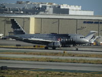 N529NK @ LAX - seen from in terminal - by magnaman