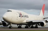 JA8906 @ EHAM - JAL B744F almost bumping into my lens :-) - by FerryPNL