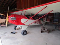 N7533U @ WS17 - in own hangar - by magnaman