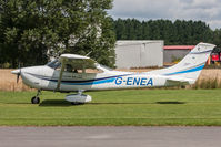 G-ENEA @ EGBR - Cessna 182P G-ENEA Air Ads Ltd, Breighton 16/7/17 - by Grahame Wills