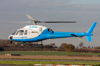 G-RIDA @ EGNE - Eurocopter AS355NP Ecureuil 2 G-RIDA National Grid, Gamston 27/11/13 - by Grahame Wills