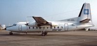 OY-CCL @ EBBR - Flying parcels out of Brussels hub '80s - by j.van mierlo