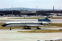 HA-LCF @ EGLL - HA-LCF   Tupolev Tu-154B2 [75A-216] (MALEV Hungarian Airlines) Heathrow~G @1978 - by Ray Barber
