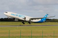 F-WTTE @ LFRB - Airbus A330-941 neo, Take off rwy 25L for crosswind tests, Brest-Bretagne airport (LFRB-BES) - by Yves-Q