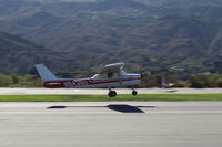 N9435U @ SZP - 1976 Cessna 150M, Continental O-200 100 Hp, takeoff climb Rwy 22 - by Doug Robertson