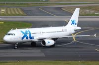 D-AXLA @ EDDL - XL A320. Aircraft crashed in Nov 2008. - by FerryPNL