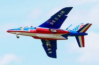 E68 @ LFBD - Dassault-Dornier Alpha Jet E (F-TEMO), Athos 08 of Patrouille de France 2017, Bordeaux-Mérignac Air Base 106 (LFBD-BOD) Open day 2017 - by Yves-Q