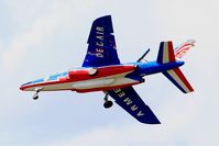 E127 @ LFBD - Dassault-Dornier Alpha Jet E (F-UGFK), Athos 06 of Patrouille de France 2017, On final rwy 23, Bordeaux-Mérignac Air Base 106 (LFBD-BOD) Open day 2017 - by Yves-Q