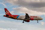 9H-AEQ @ LHR - Air Malta A320- 214 Landing  runway 27L from MLA,LHR 14.7.17 - by Mike stanners