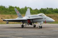 J-5020 @ LFBD - Swiss Air Force McDonnell Douglas FA-18C Hornet, Flight line, Bordeaux-Mérignac airport Air Base (LFBD-BOD) Open day 2017 - by Yves-Q