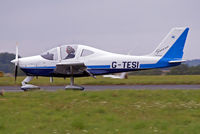 G-TESI @ EGBP - G-TESI   Tecnam P.2002 Sierra [PFA 333-14481] Kemble~G 20/08/2006. Just landed flaps down and different pilot compared to the other picture. - by Ray Barber