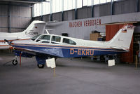 D-EKRU @ EDMA - D-EKRU   Beech E33C Bonanza [CJ-25] Augsburg~D 10/09/1993 - by Ray Barber