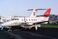 G-BTXG @ EGLF - G-BTXG   BAe Jetstream 3102 [719] (British Aerospace) Farnborough~G 11/09/1992 - by Ray Barber
