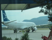 40-AOC @ LYTV - At Tivat Airport - by Chris Holtby