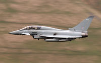 ZJ802 - LFA17. M6 Pass, Cumbria. Typhoon T3 coded 802, based at Coningsby. - by vickersfour