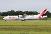 F-HOPA @ LFRB - ATR 72-600, Take off run rwy 25L, Brest-Bretagne airport (LFRB-BES) - by Yves-Q