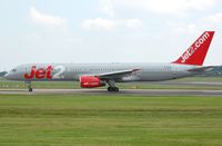 G-LSAA @ EGCC - Jet2 B752 before advertisement added. - by FerryPNL