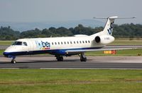 G-EMBJ @ EGCC - Flybe ERJ145 in hybrid BA/BE livery - by FerryPNL