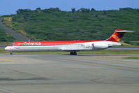 N160BS @ SVMI - N160BS   McDonnell Douglas DC-9-83 (MD-83) [53463] (Avianca) Caracas-Simon Bolivar Int'l~YV 02/12/2007 - by Ray Barber