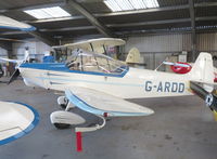 G-ARDD @ EGKH - Parked in hangar at Headcorn. - by Chris Holtby