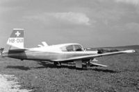 HB-DUI @ LSZG - At Grenchen airport. It was damaged in a mid-air-collision 1981-04-05, nobody was hurt! Scanned from a b+w negative. - by sparrow9