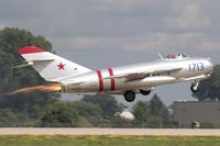 N1713P @ KOSH - PZL Mielec Lim-5 (MiG-17F)  C/N 1C1713, N1713P - by Dariusz Jezewski www.FotoDj.com