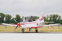 055 @ LFSI - Pilatus PC-9M, Croatian Air Force aerobatic team, Flight line, St Dizier-Robinson Air Base 113 (LFSI) Open day 2017 - by Yves-Q