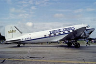 G-AMRA @ EGVA - G-AMRA   Douglas DC-3C-47B-15-DK [15290/26735] (Air Atlantique Classic Flight) RAF Fairford~G 20/07/1991 - by Ray Barber