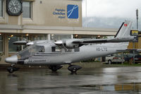 HB-LTQ @ LSZG - On a rainy day at Grenchen airport. - by sparrow9