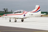 061 @ LFSI - Pilatus PC-9M, Croatian Air Force aerobatic team, Taxiing to rwy 29, St Dizier-Robinson Air Base 113 (LFSI) Open day 2017 - by Yves-Q