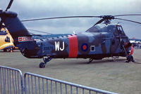XS676 @ EGVP - XS676   Westland WS.58 Wessex HC.2 [WA195] (Royal Air Force) AAC Middle Wallop~G @16/07/1988 - by Ray Barber