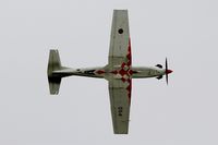 054 @ LFSI - Pilatus PC-9M, Croatian Air Force aerobatic team, On display, St Dizier-Robinson Air Base 113 (LFSI) Open day 2017 - by Yves-Q