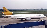 D-ADQO @ EDDL - D-ADQO   McDonnell Douglas DC-10-30 [46596] (Condor) Dusseldorf Int'l~D 01/05/1983 - by Ray Barber